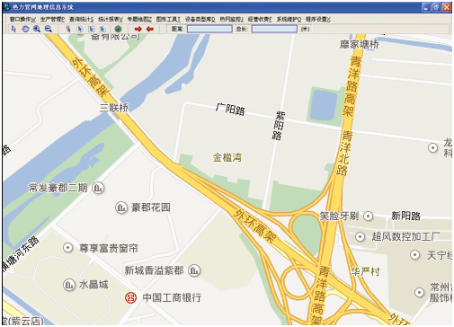 蒸汽管網監(jiān)測系統GIS.png